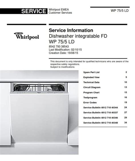 Whirlpool GHW9150PW0 washer manual